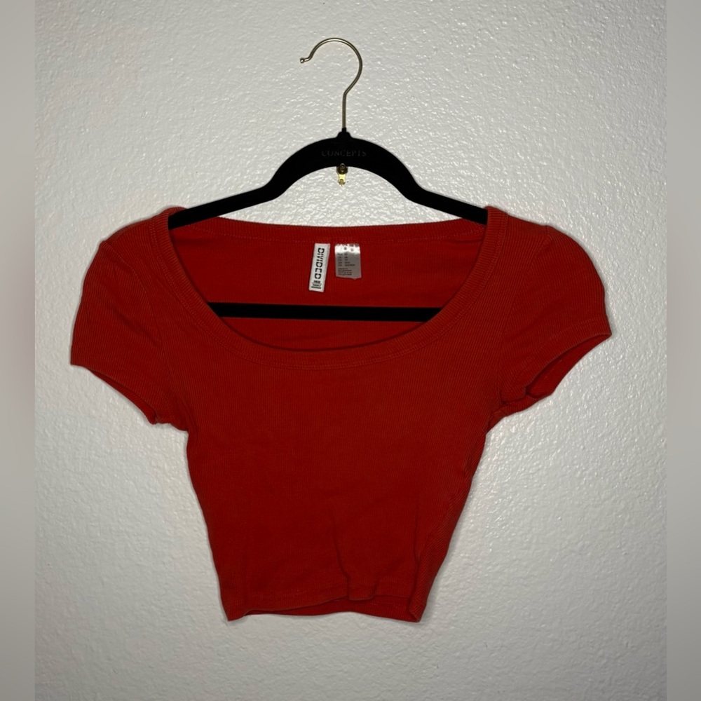 Ribbed crop top